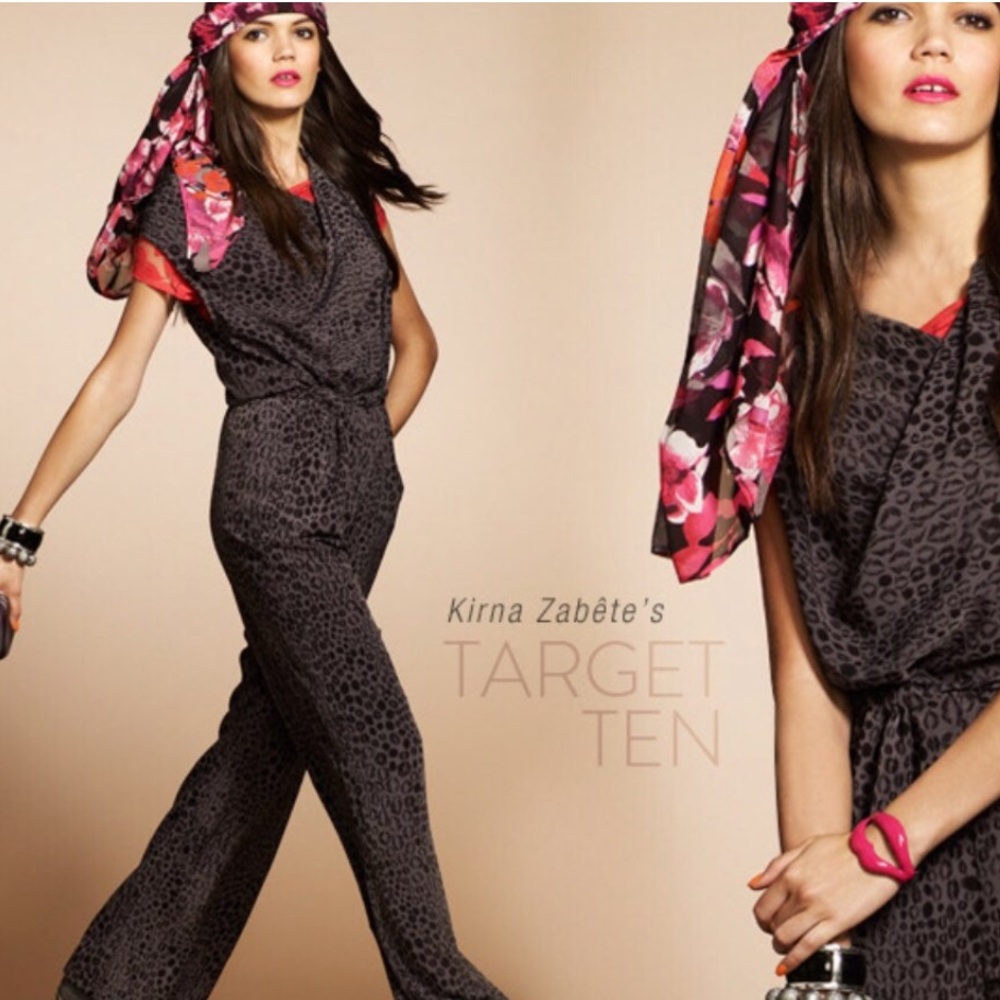 Kirna Zabel For Target Lip Print Flowy Jumpsuit